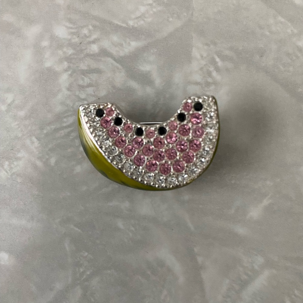 Monet Rhinestone and Enamel Pin